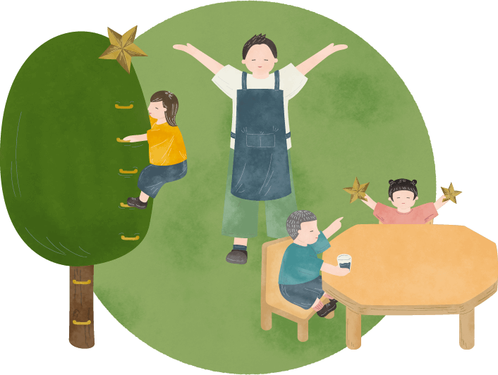 梛の木保育園のイラスト