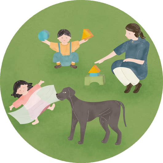 病児・病後児保育のイラスト